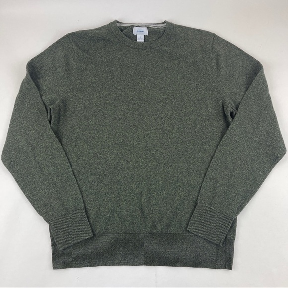 Old Navy Sweater Womens Medium Green Crew Neck Long Sleeve - Picture 1 of 7